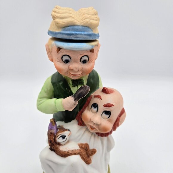 Mr. Barber Hoffman Decanter Mr. Lucky Leprechaun 1980 Distilling Empty Read - Picture 3 of 11